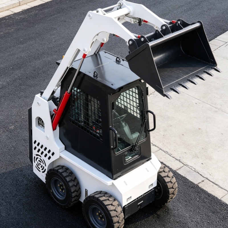 Farming In Agriculture - Özelleştirilmiş Kompakt Binilebilir Skid Steer Yükleyici,