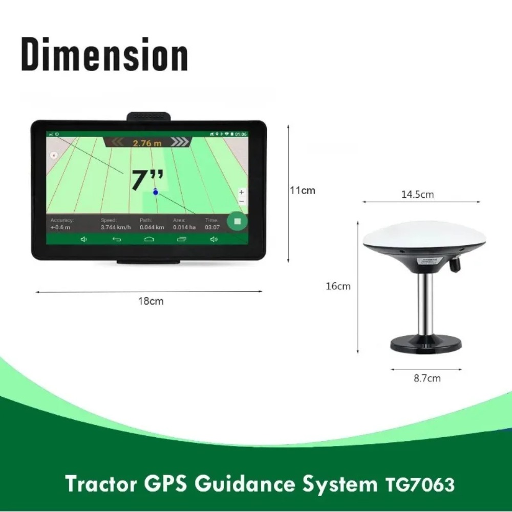 Precision Farming In Agriculture - 7 İnç Tarımsal GNSS GPS Navigasyon