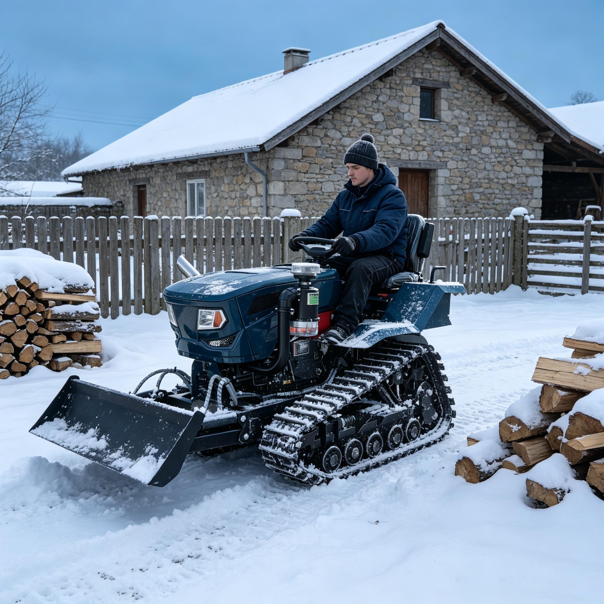 Farming Agriculture Land - 115HP Yüksek Güçlü Paletli Tarım Traktörü,
