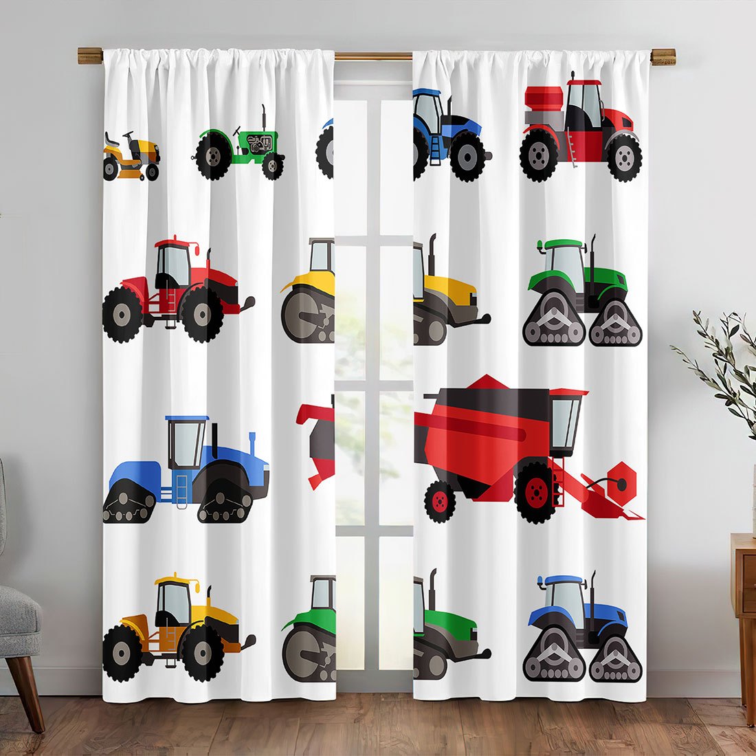 Karikatür Traktör Perdesi Renk - Agriculture Farming For Kids incelemesi ve fiyatı